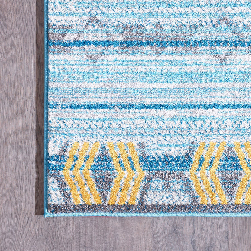 Sevilla Area Rug - Blue and Yellow
