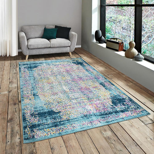Amsterdam Area Rug - Blue therugsoutlet.ca
