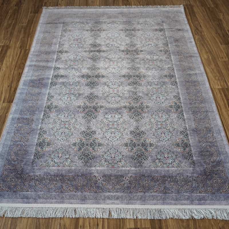 Ris Traditional Grey Rug 4'11"X7'5" FT