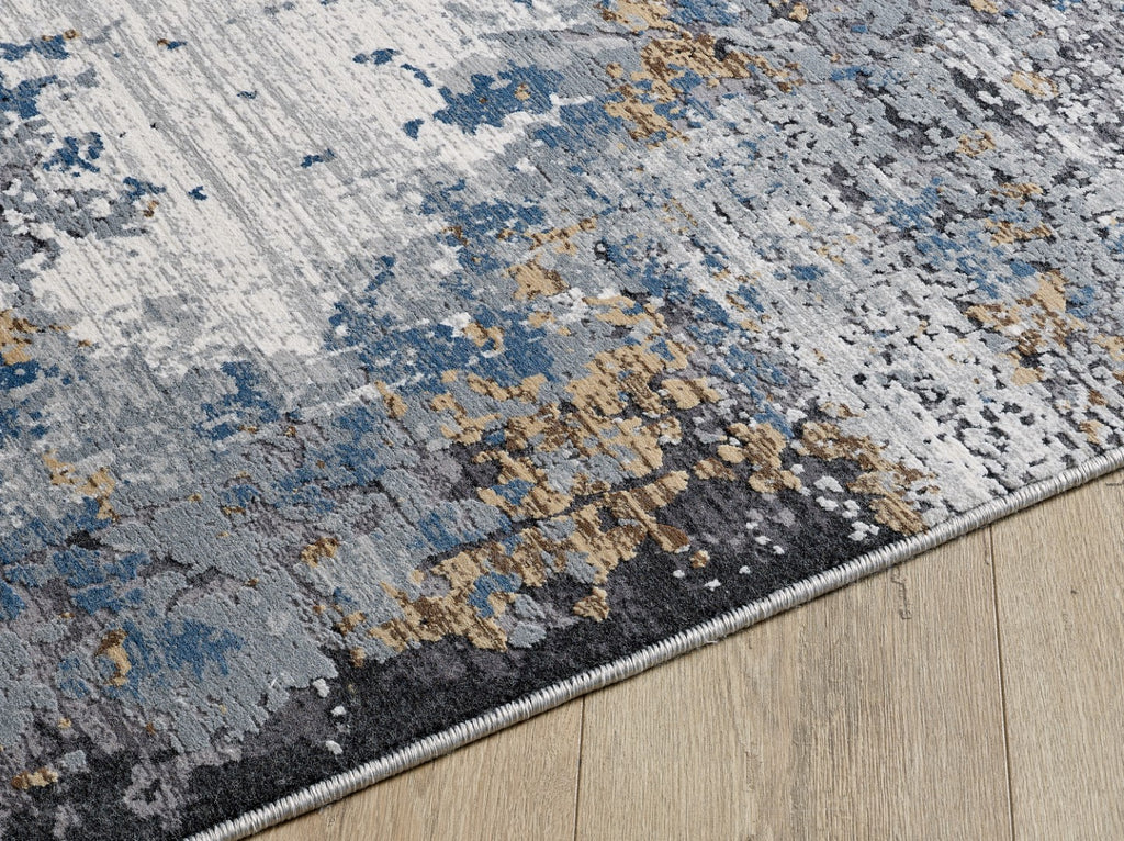 Kalipso Abstract Rug Bronze and Black 4 therugsoutlet.ca