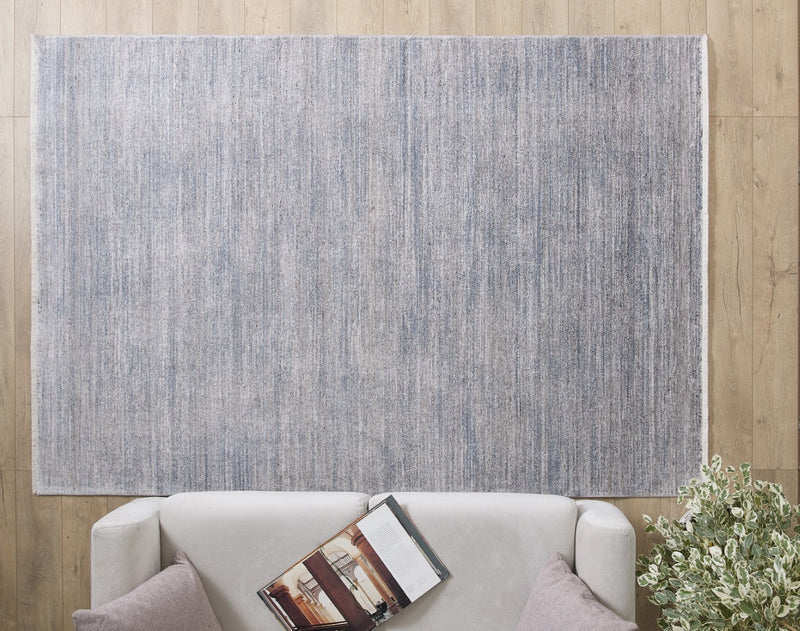 Ruby Abstract Rug Grey