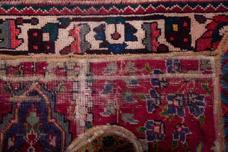 Handmade Patchwork Rug 3.7X2.2 FT The Rugs Outlet CA