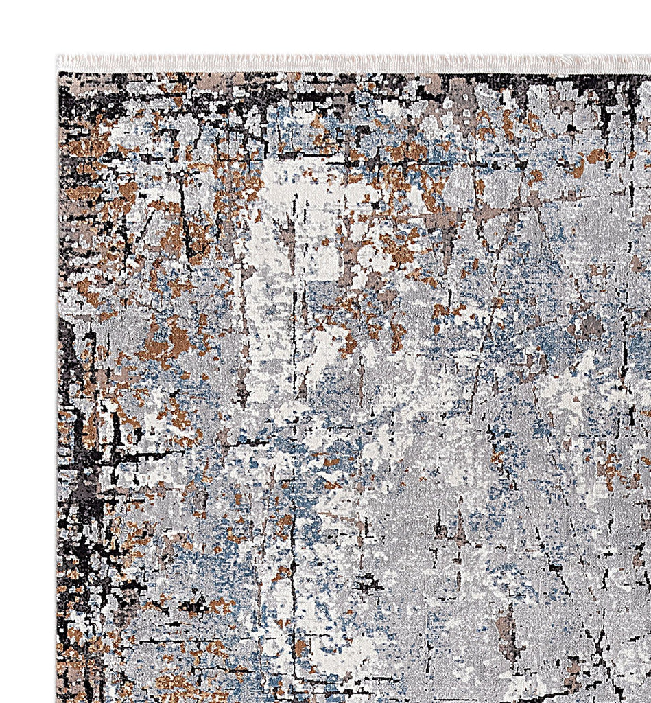 Kalipso 01714 Grey & Ivory Rugs The Rugs Outlet