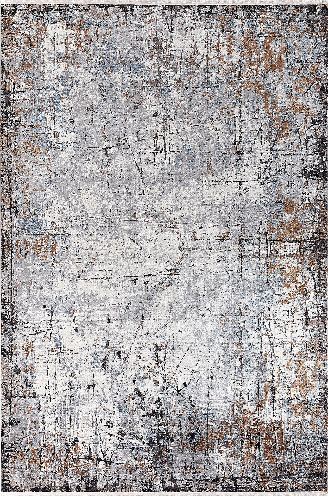 Kalipso Abstract Rug Grey and Ivory therugsoutlet.ca