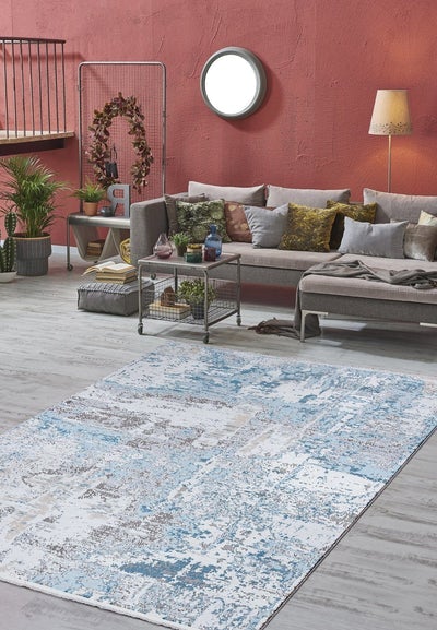 Luxi 8449 Collection Blue Area Rugs The Rugs Outlet