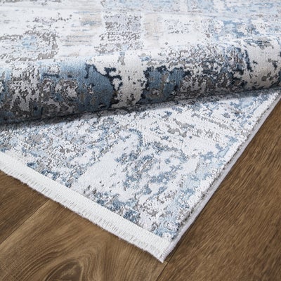 Luxi 8449 Collection Blue Area Rugs The Rugs Outlet