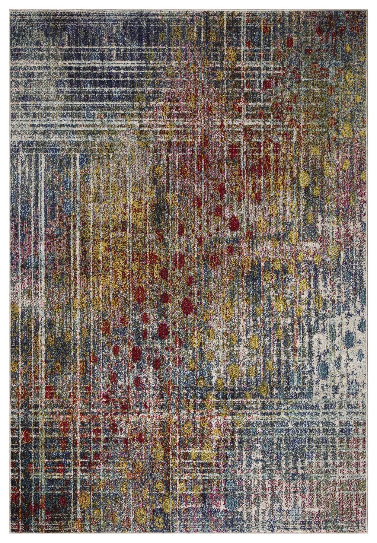 Paris Area Rug - Grey and Mustard