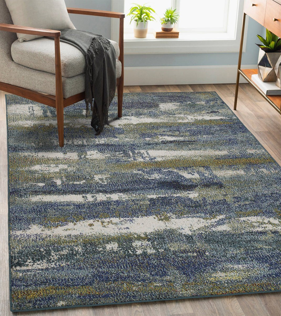 Miami 542 Blue Rug Area Rugs The Rugs Outlet CA