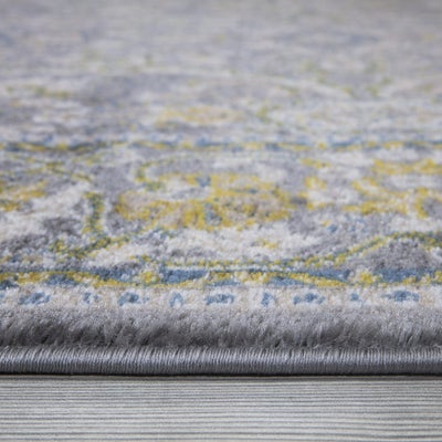 Monaco 1993 Traditional Grey & Gold Area Rug The Rugs Outlet