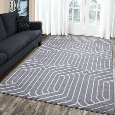 Paris 1939 Grey & Cream Area Rugs The Rugs Outlet