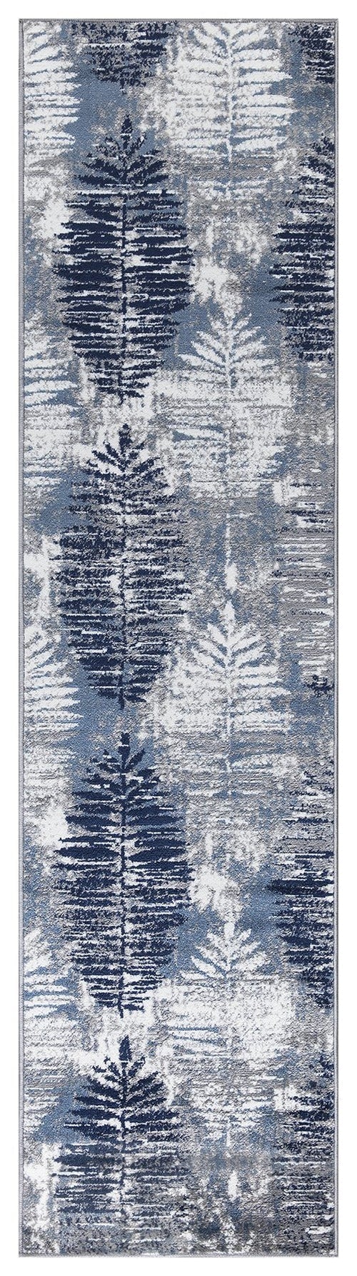 Paris 1941 Navy Blue & Grey Area Rug The Rugs Outlet
