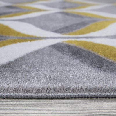 Paris 1991 Gold & Grey Area Rug The Rugs Outlet