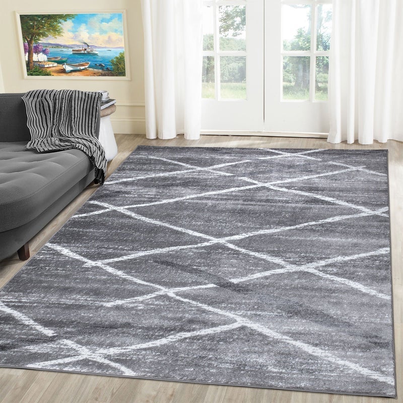 Salvador Grey Area Rug The Rugs Outlet