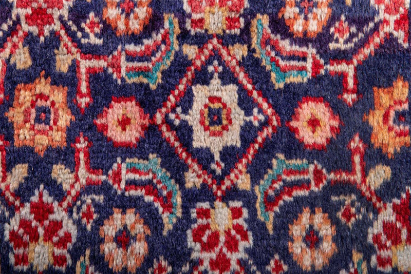Traditional Vintage Handmade Rug 10.1X3.7 FT The Rugs Outlet CA