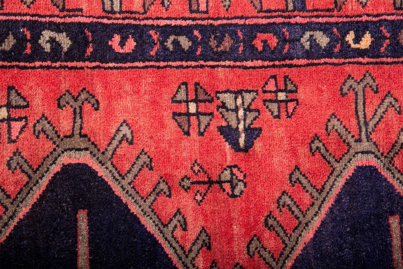 Traditional Vintage Handmade Rug 10.4X3.7 FT The Rugs Outlet CA