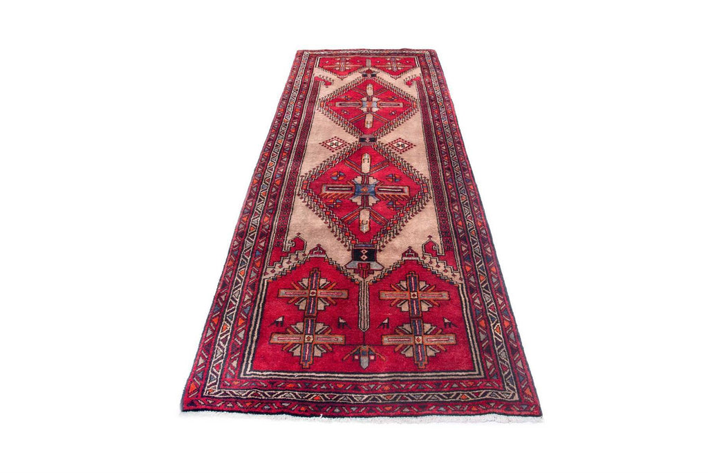 Traditional Vintage Handmade Rug 10.6X3.8 FT The Rugs Outlet CA