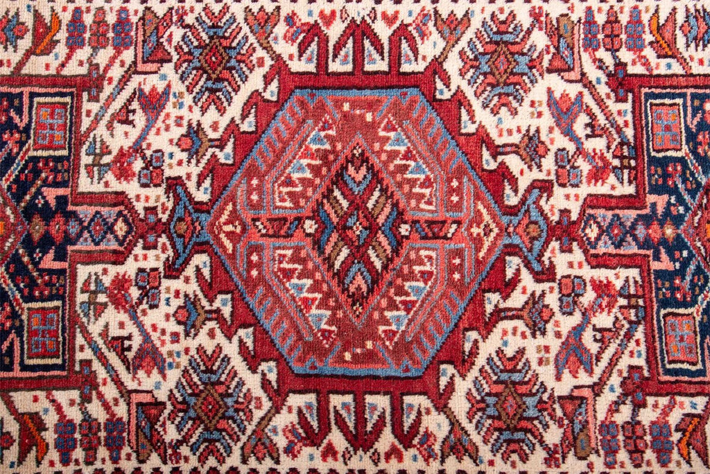 Traditional Vintage Handmade Rug 11.8X3 FT The Rugs Outlet CA