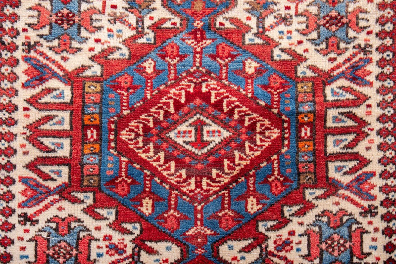 Traditional Vintage Handmade Rug 11.8X3 FT The Rugs Outlet CA