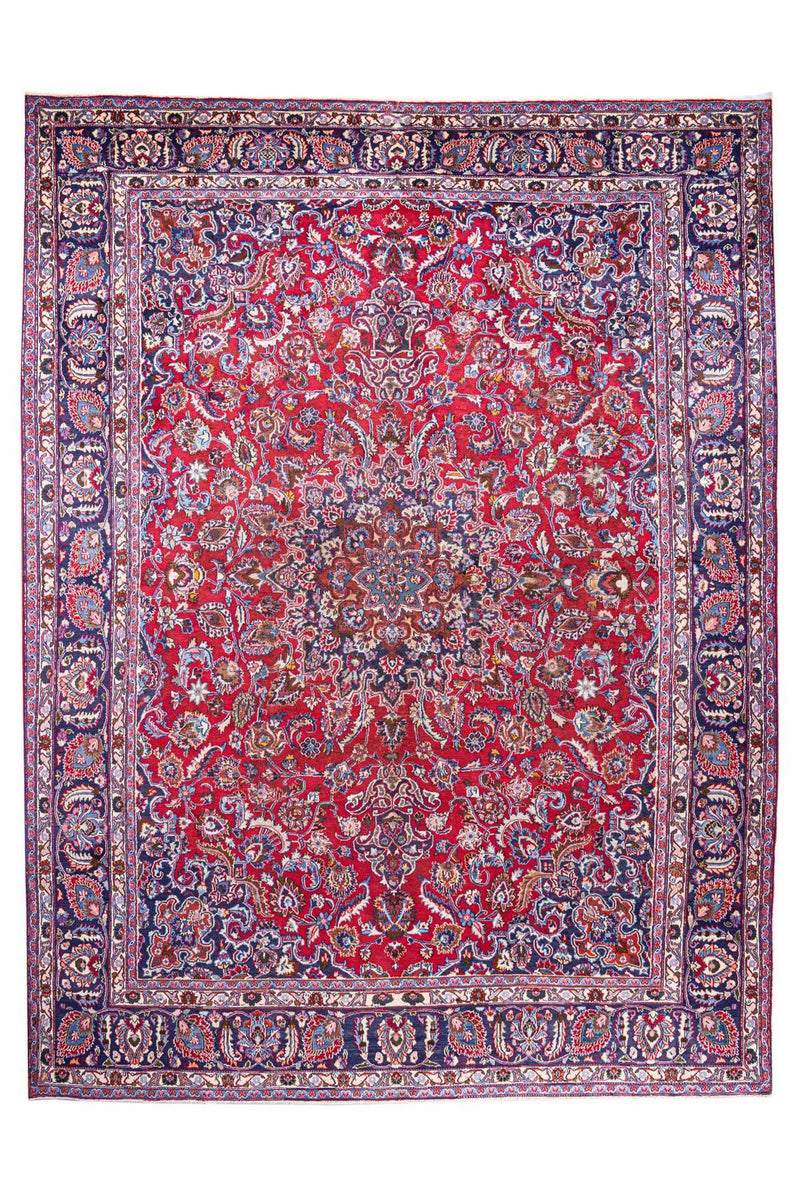 Traditional Vintage Handmade Rug 12.6X9.4 FT The Rugs Outlet CA