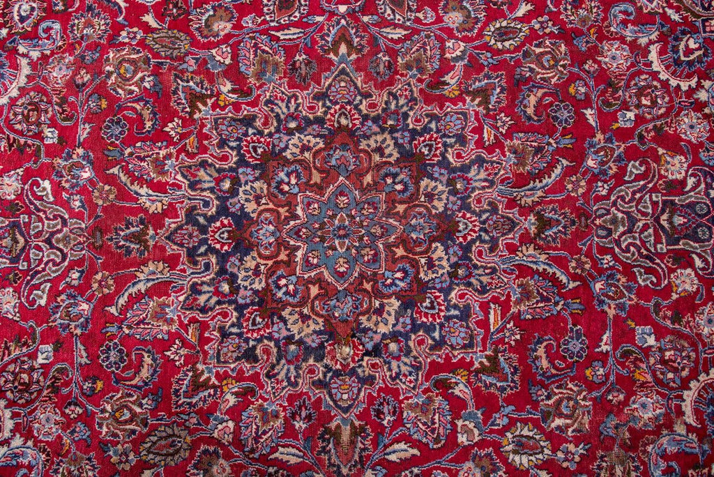 Traditional Vintage Handmade Rug 12.6X9.4 FT The Rugs Outlet CA
