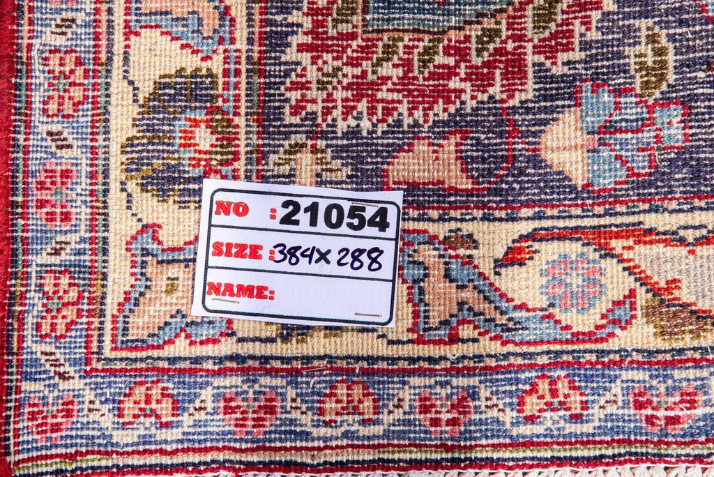 Traditional Vintage Handmade Rug 12.6X9.4 FT The Rugs Outlet CA