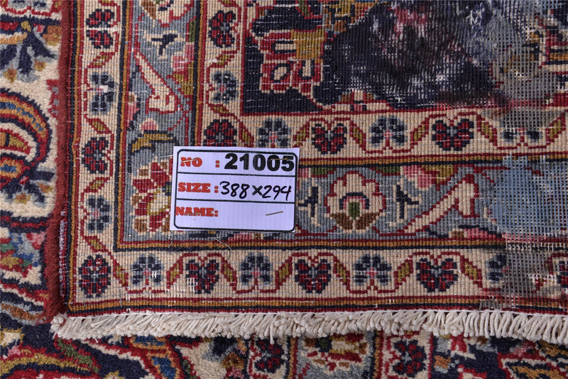 Traditional Vintage Handmade Rug 12.7X9.6 FT The Rugs Outlet CA