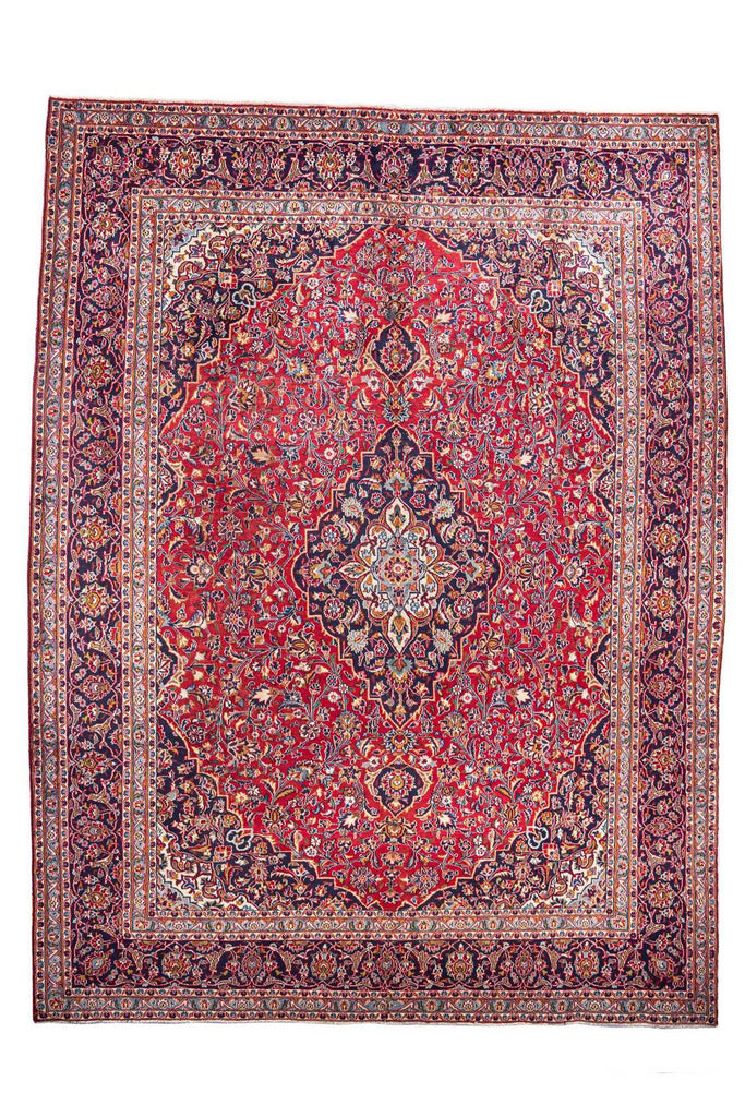 Traditional Vintage Handmade Rug 12.7X9.6 FT The Rugs Outlet CA