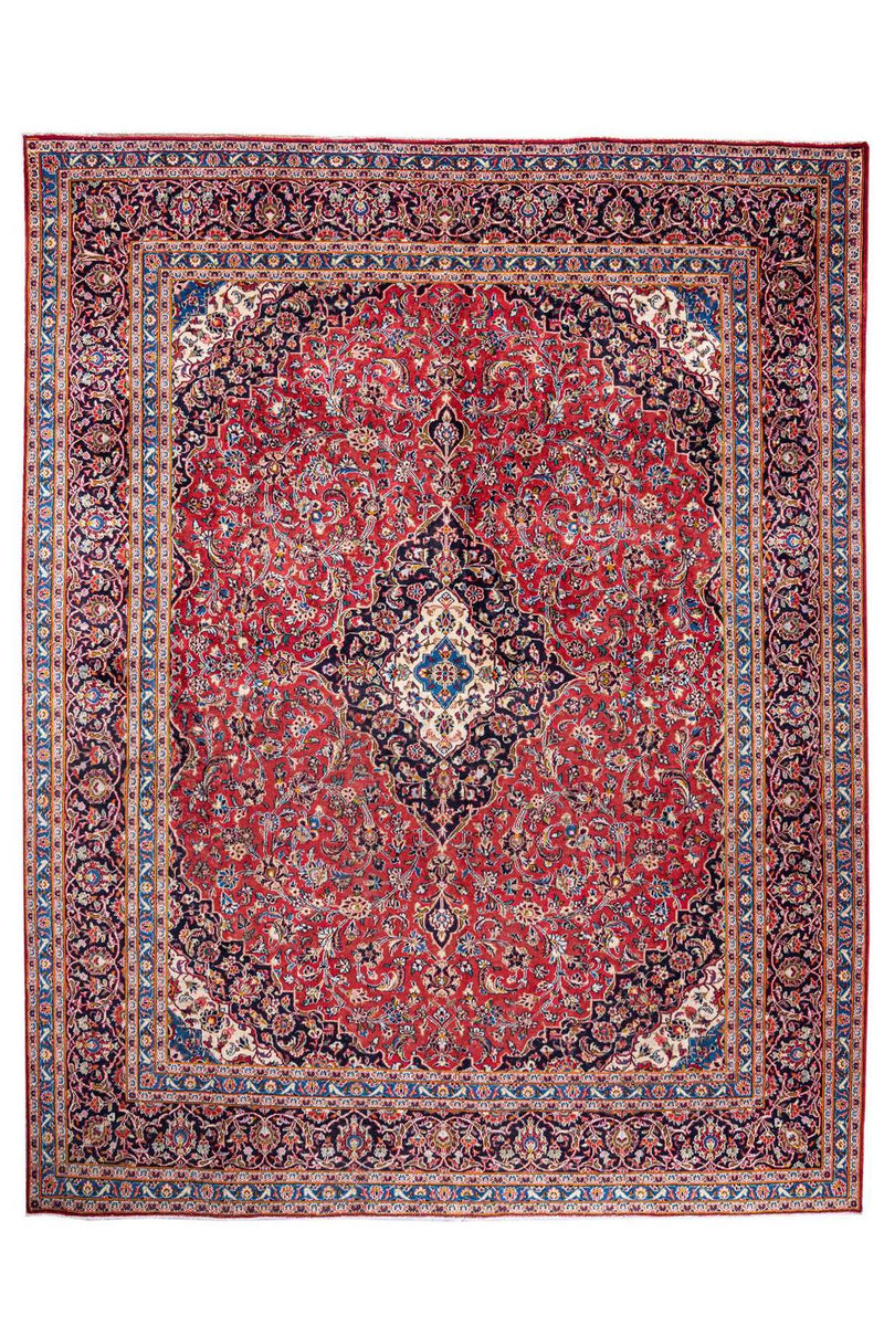 Traditional Vintage Handmade Rug 12.7X9.6 FT The Rugs Outlet CA