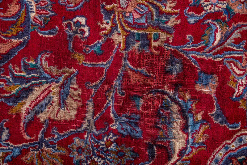 Traditional Vintage Handmade Rug 12.8X9.3 FT The Rugs Outlet CA