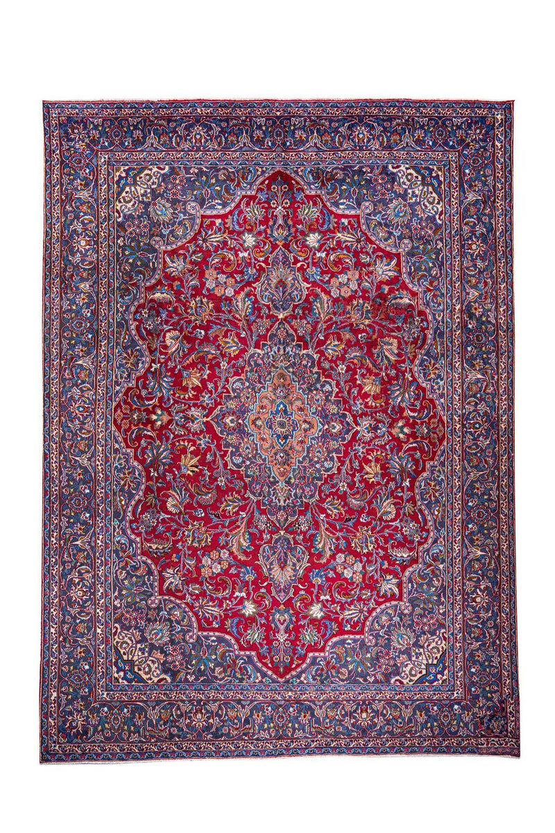 Traditional Vintage Handmade Rug 12.8X9.3 FT The Rugs Outlet CA