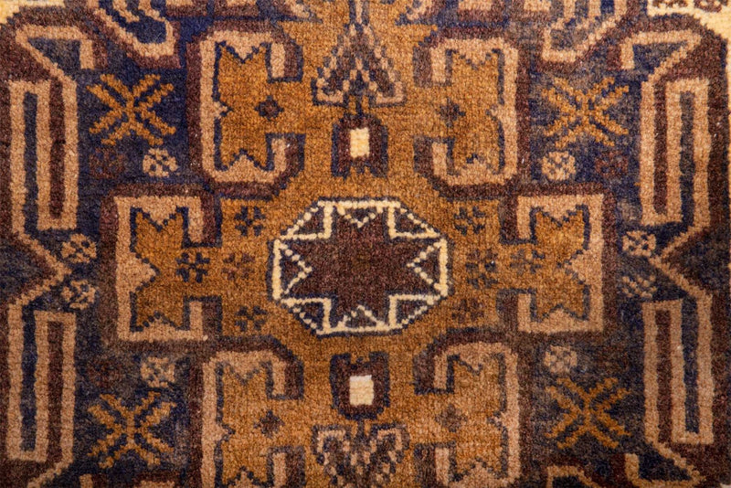 Traditional Vintage Handmade Rug 134X83 CM 4.4X2.7 FT The Rugs Outlet CA
