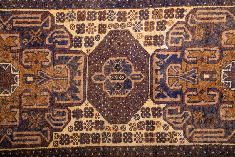 Traditional Vintage Handmade Rug 134X83 CM 4.4X2.7 FT The Rugs Outlet CA
