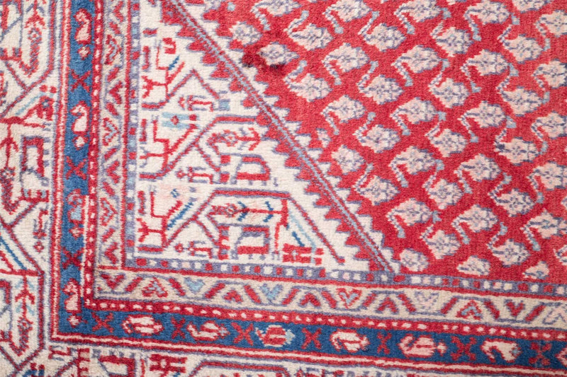 Traditional Vintage Handmade Rug 191X140 CM 6.3X4.6 FT The Rugs Outlet CA