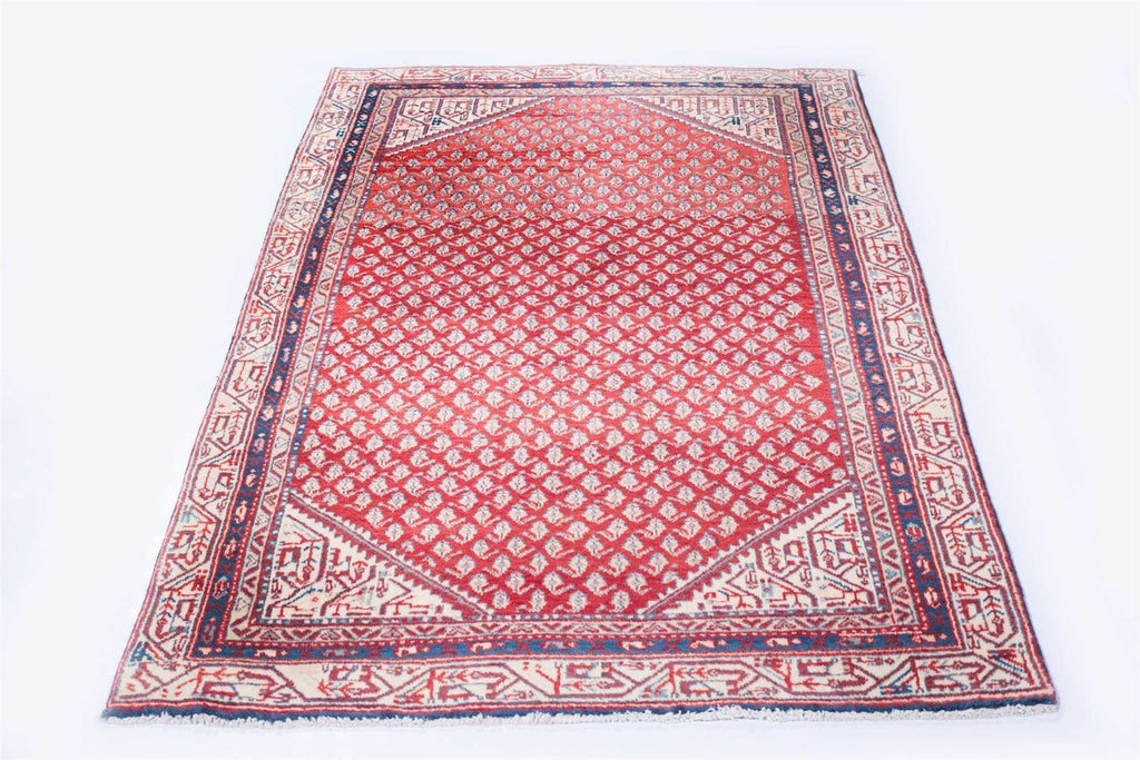 Traditional Vintage Handmade Rug 191X140 CM 6.3X4.6 FT The Rugs Outlet CA