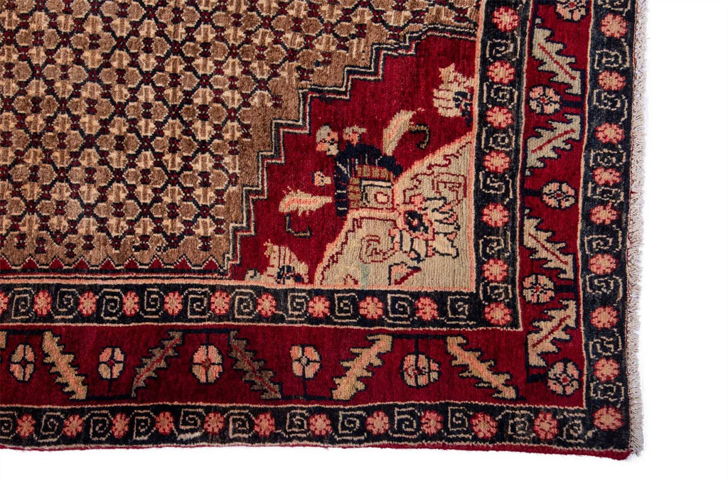 Traditional Vintage Handmade Rug 256X153 CM 8.4X5 FT The Rugs Outlet CA
