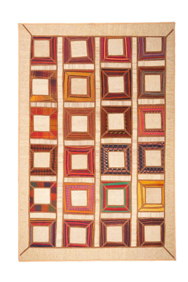 Hand-Knotted Floral Runner Rug - Multi - 305X150 CM | 10'0"X4'11" therugsoutlet.ca