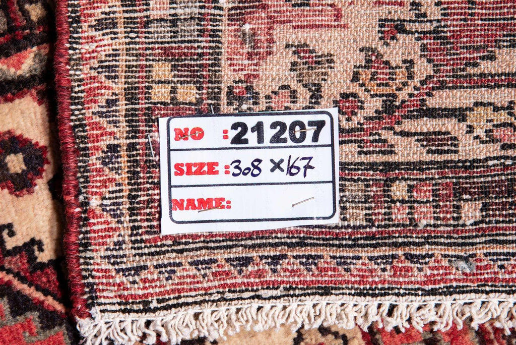 Traditional Vintage Handmade Rug 308X133 CM 10.1X5.5 FT The Rugs Outlet CA