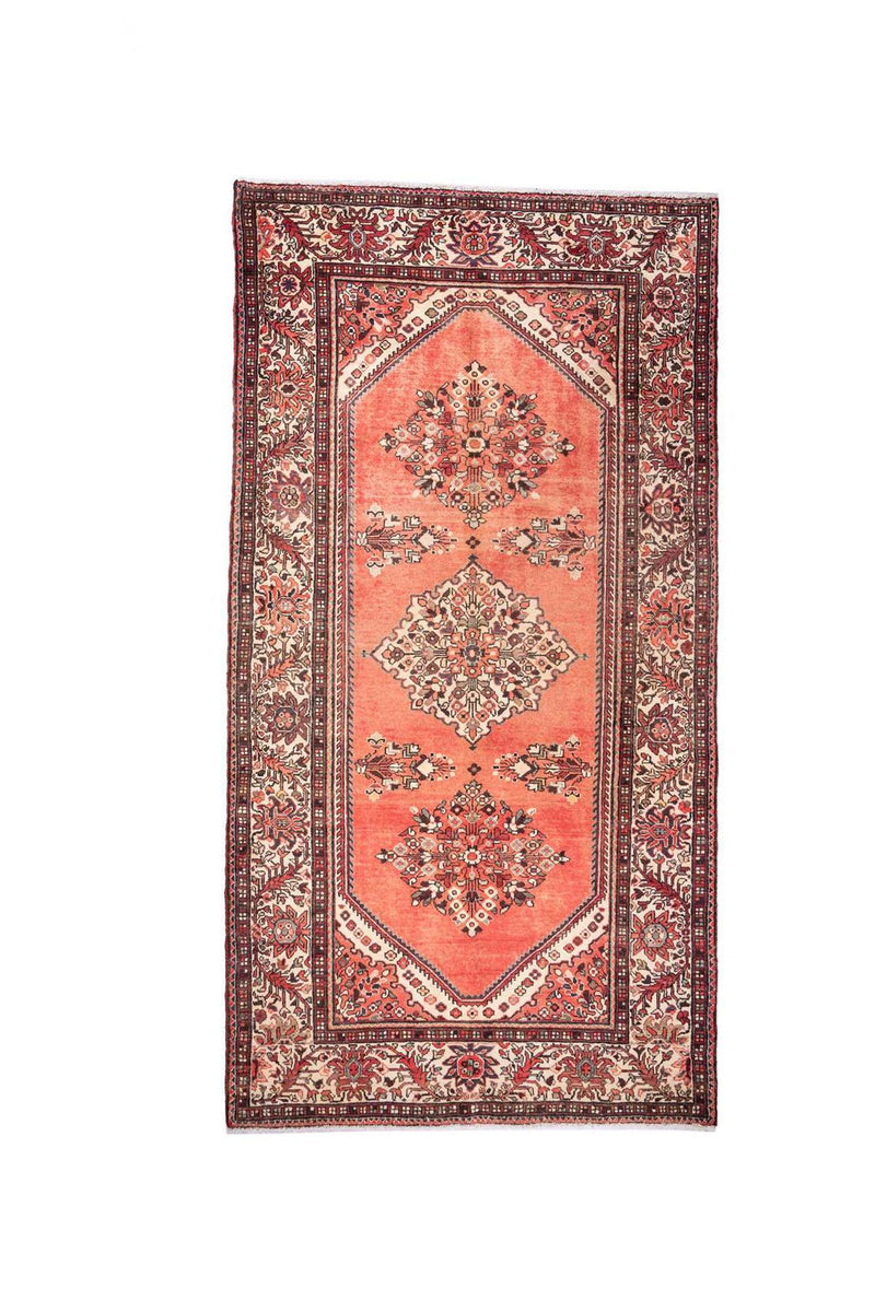 Traditional Vintage Handmade Rug 308X133 CM 10.1X5.5 FT The Rugs Outlet CA