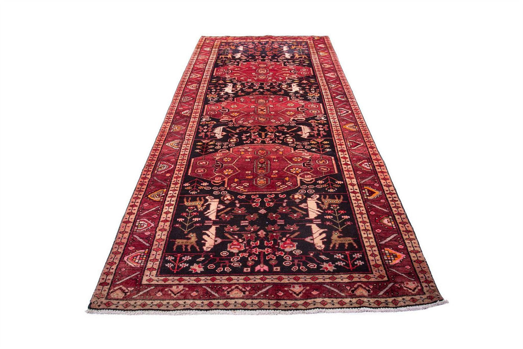 Traditional Vintage Handmade Rug 316X130 CM 10.4X4.3 FT The Rugs Outlet CA