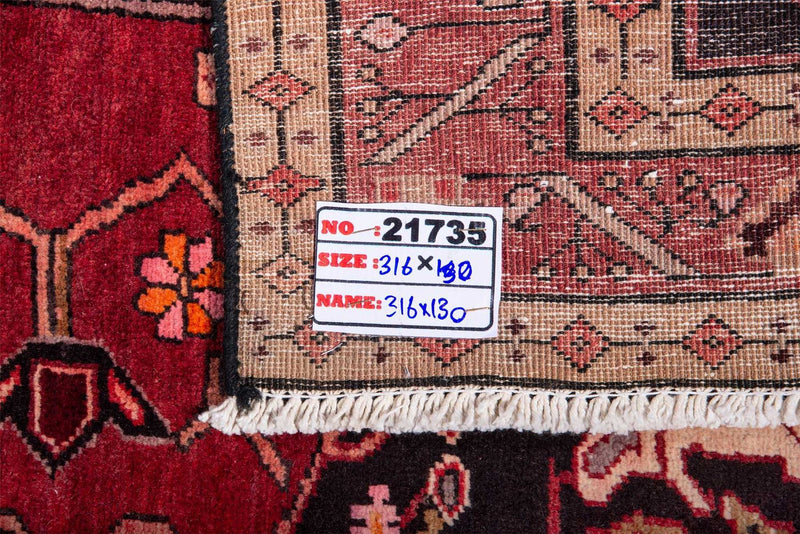 Traditional Vintage Handmade Rug 316X130 CM 10.4X4.3 FT The Rugs Outlet CA