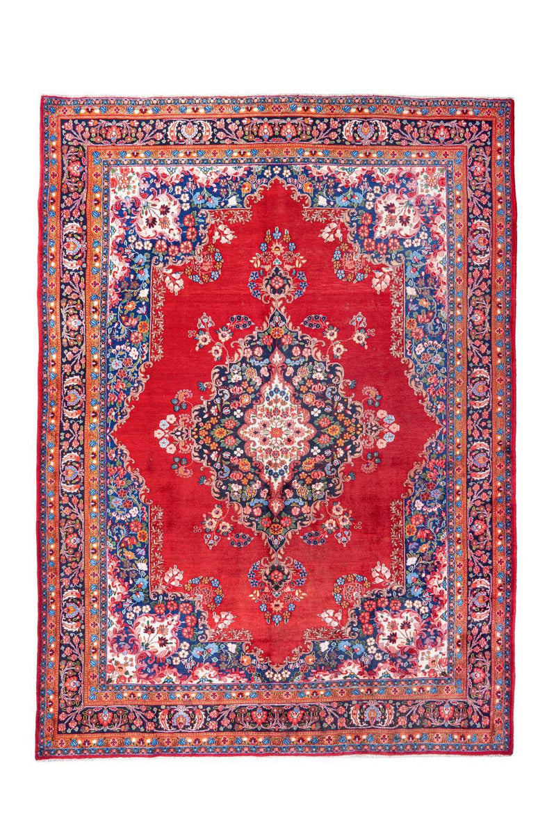 Traditional Vintage Handmade Rug 362X261 CM 11.9X8.6 FT The Rugs Outlet CA