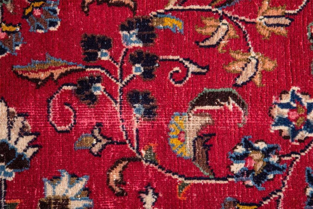 Traditional Vintage Handmade Rug 376X281 CM 12.3X9.2 ft The Rugs Outlet CA