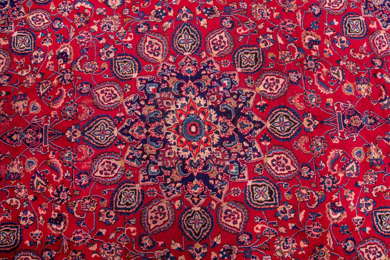 Traditional Vintage Handmade Rug 376X286 CM 12.3X9.4 FT The Rugs Outlet CA