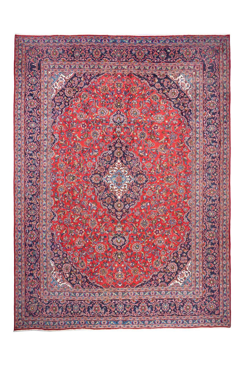 Traditional Vintage Handmade Rug 378X286 CM 12.4X9.4 FT The Rugs Outlet CA