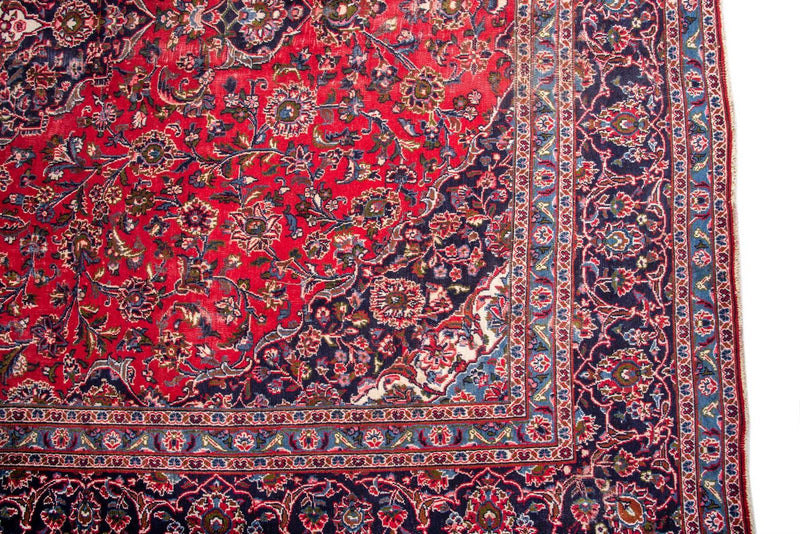 Traditional Vintage Handmade Rug 378X286 CM 12.4X9.4 FT The Rugs Outlet CA