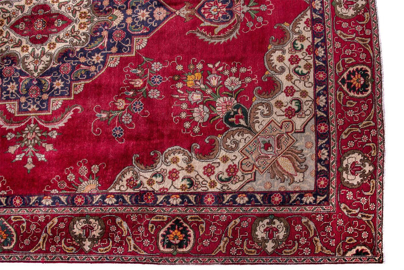 Traditional Vintage Handmade Rug 380X275 CM 12.5X9 FT The Rugs Outlet CA