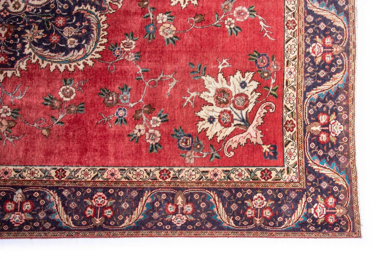 Traditional Vintage Handmade Rug 380X280 CM 12.5X9.2 FT The Rugs Outlet CA