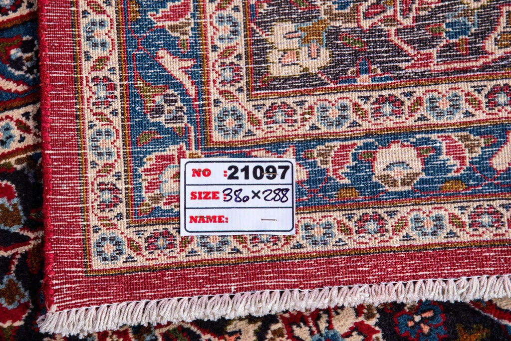 Traditional Vintage Handmade Rug 380X288 CM 12.5X9.4 FT The Rugs Outlet CA