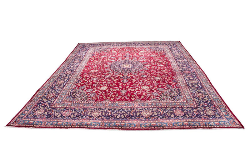 Traditional Vintage Handmade Rug 380X290 CM 12.5X9.5 FT The Rugs Outlet CA