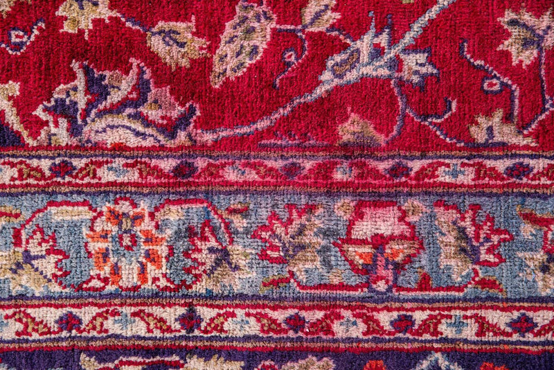 Traditional Vintage Handmade Rug 380X290 CM 12.5X9.5 FT The Rugs Outlet CA